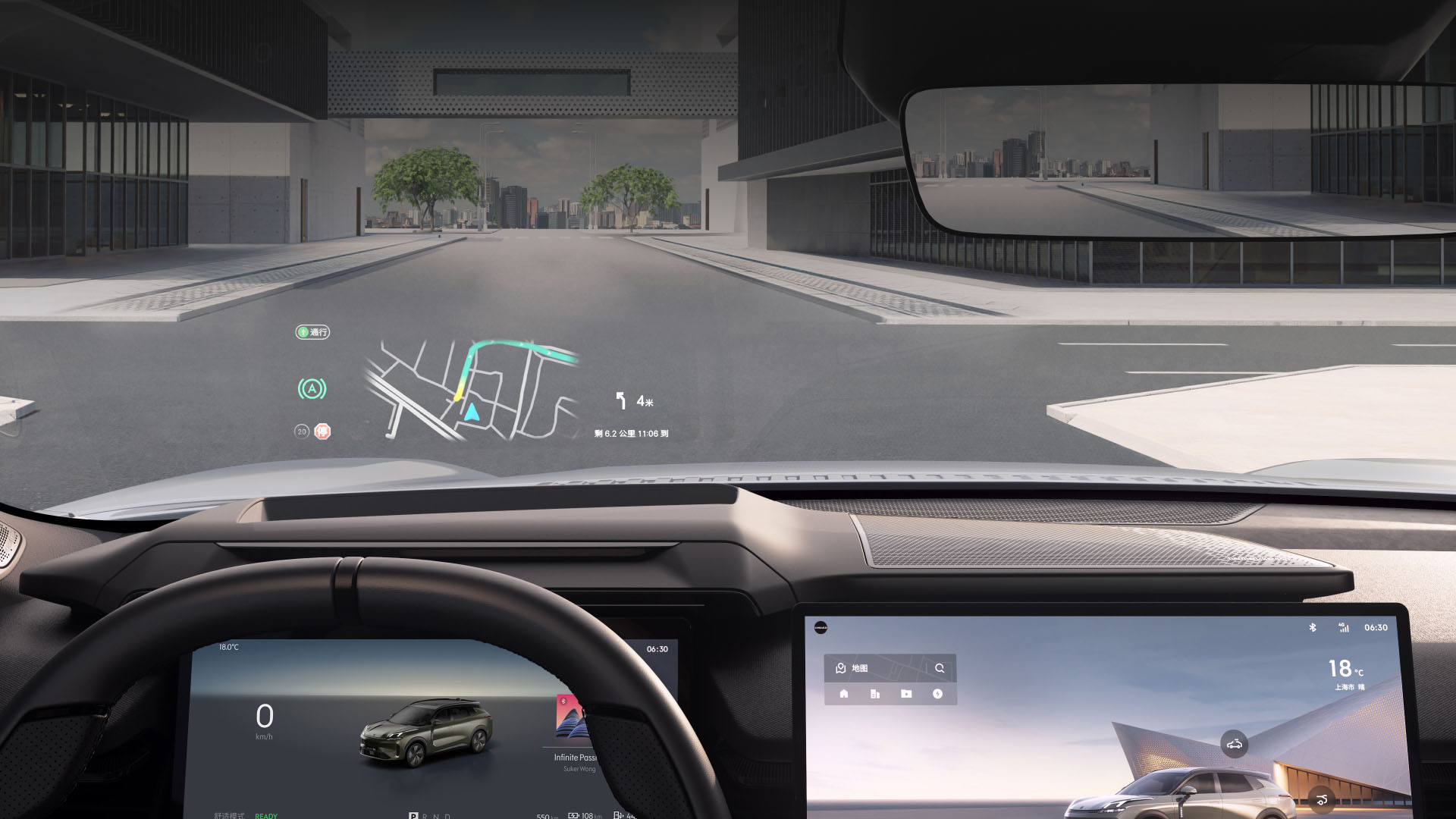 Проєкційний дисплей AR-HUD 95 дюймів